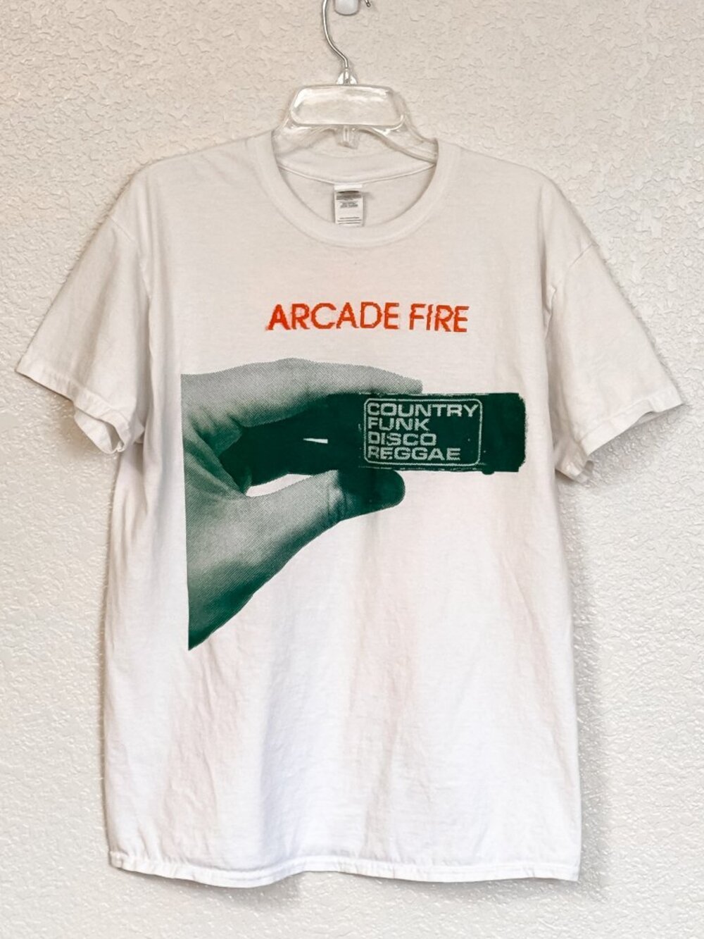 Arcade Fire 2017 Infinite Content Tour Country Funk Disco Reggae Shirt Large